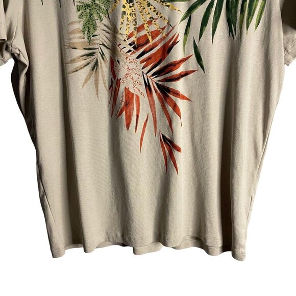 Northern Reflections Women's Tropical Print Short Sleeve Shirt - Picture 3 of 8